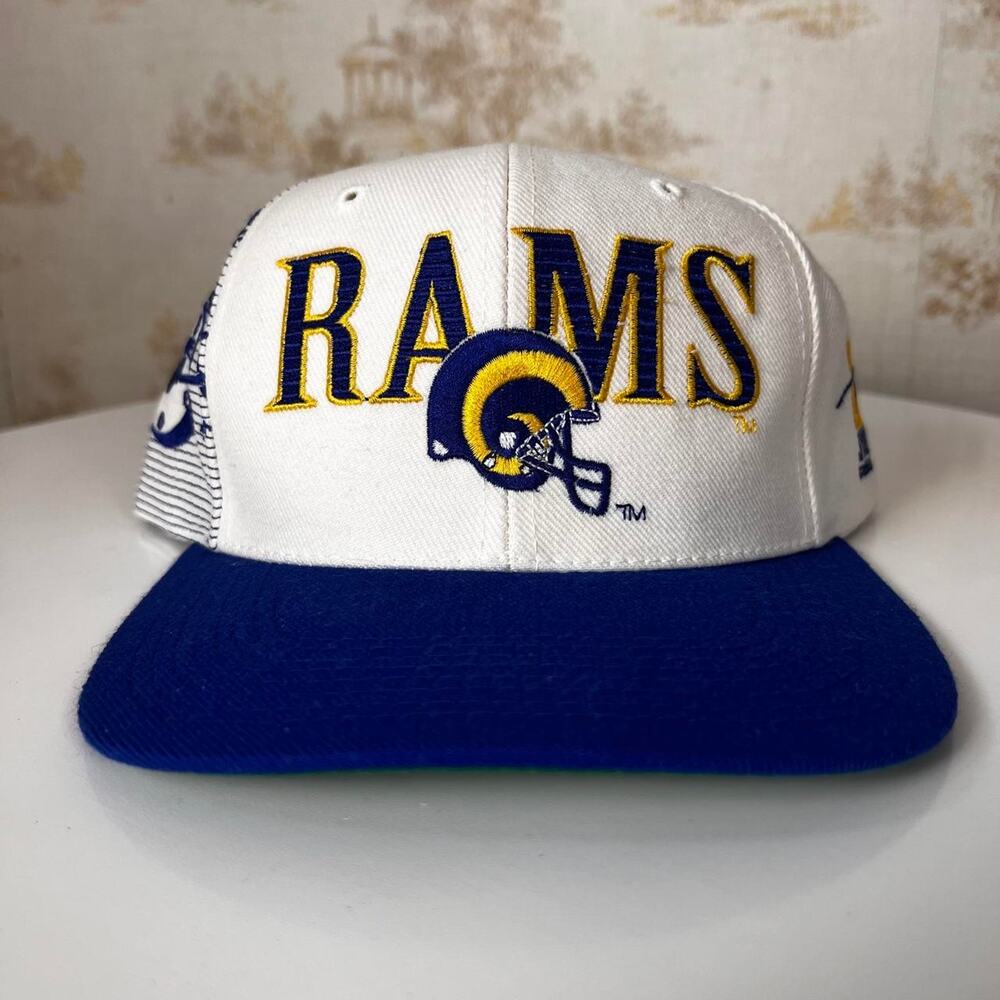 Vintage 90s Los Angeles Rams Laser Hat | NWOT Sports Specialties Snapback | OSFA